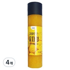 갈아만든 유자청, 630g, 4개, 1개입