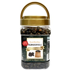 臻御行 輕調味焙炒黑豆 320g 罐裝 - 酥脆口感 健康零食, 1罐