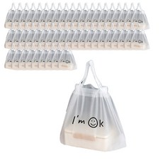 市集感 口袋 包裝 塑膠袋 中型 不透明 OK, 50個, 1入