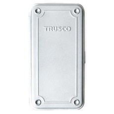 TRUSCO 上掀式收納盒 大, T-190SV, 槍銀色, 1個