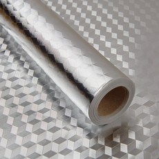 Lubane 廚房防油汙自黏式鋁箔壁貼, 4個