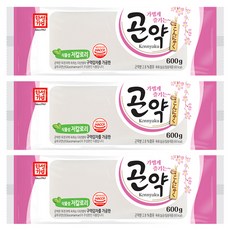 한성기업 가볍게 즐기는 곤약, 600g, 3개