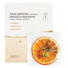 Iloveflowertea 迷迭香金盞花柑橘片茶包, 7g, 10包, 1盒