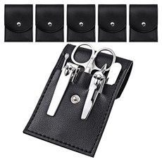 Living Home Detail 便攜式指甲刀 7 件套, 黑色, 6組