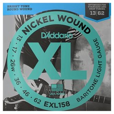 다다리오 일렉 기타 스트링, EXL158, 1개