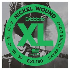 D'Addario 電吉他弦, 1個, 單一顏色, EXL130