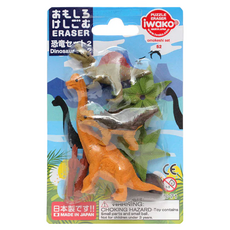 iwako 造型橡皮擦 ER-BRI 057 3歲以上, 恐龍2, 1組