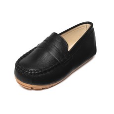 LA STELLA 兒童經典豆豆皮鞋