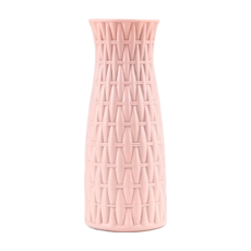 北歐簡約花瓶, 藤編 粉色