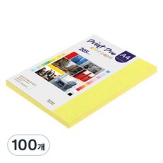 paperculture Print Pro 厚磅彩色影印紙 No.07 鮮黃色 205g, A4, 100個