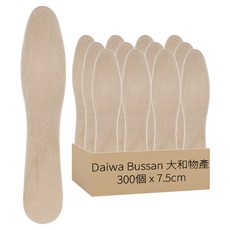Daiwa Bussan 大和物產 一次性木頭冰淇淋匙 7.5cm, 300個, 1組
