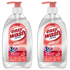 해피홈 이지워시 자몽소다 일반주방세제, 2개, 720ml