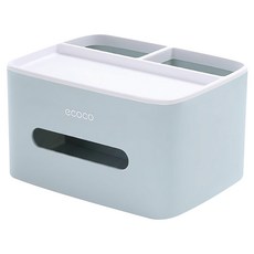 ecoco 意可可 多功能紙巾盒, 淡藍色