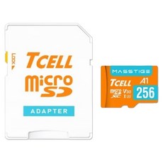 TCELL 冠元科技 MASSTIGE A1 microSDXC 記憶卡 UHS-I U3 V30 100MB, 1個, 256GB
