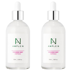 AMPLE N 韓國原廠直供 神經醯胺保濕安瓶, 2瓶, 100ml