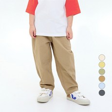 unifriend 兒童款輕量簡易9分棉質褲