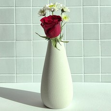 安多弗 陶瓷花瓶, 白色