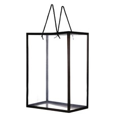 Maket Gamseong 櫥窗花朵禮品袋, 黑色, 10個