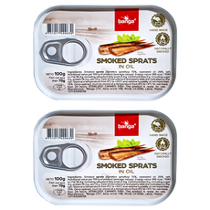 banga 油漬煙燻沙丁魚, 100g, 2罐