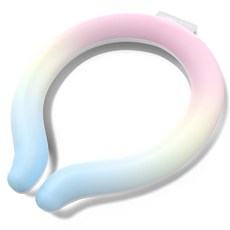 리드홈 매직 아이스 와이드 18도 동결 썸머패치 넥쿨러, 레인보우, 1개