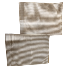 J&N 現代亞格印花防磁波微波爐罩 2入, 條紋, 綠色, 49 x 33cm