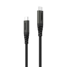 ONPRO USB C-USB C 充電傳輸線 Cord Pro, 200cm, 黑鈦色, 1條