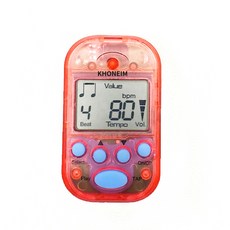 Conem Clip型數位節拍器, 紅色