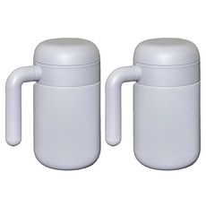 쓰임 오딧세이 스테이 텀블러, 그레이, 그레이, 460ml, 2개