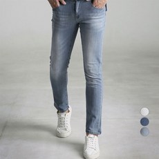 UPCLASS 男款水洗牛仔褲 b053