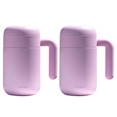 쓰임 오딧세이 스테이 텀블러, 라벤더, 라벤더, 460ml, 2개