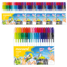 MONAMI 慕那美 Live Color Twin Type 36色, 混色, 6套