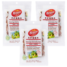 美元 黑砂糖梅肉, 30g, 3包