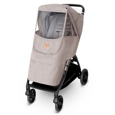 Manito 嬰兒混色 Wappen 嬰兒車套(小號), 裸米色, 1個