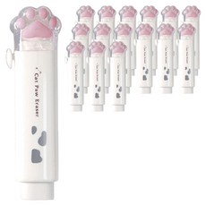 貓滑動橡皮擦, 白色, 16個