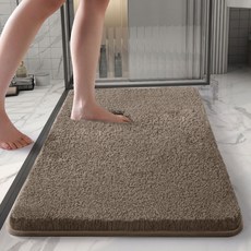 Ssolthong 腳趾間叢林浴室腳踏墊, 棕色, 1個