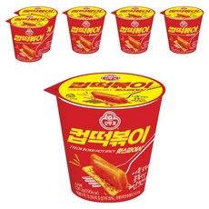 오뚜기 컵떡볶이 핫스파이시, 136.3g, 6개