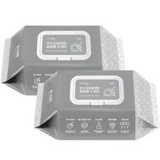 Mugu 抽取式清潔紙巾 30抽, 混色​, 2包