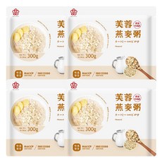 大甲佳旭 御皇苑 芙蓉燕麥粥, 添加牛奶鈣, 無添加色素及香料, 多種穀物, 300g, 4包