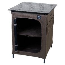 Nuit 努特 露營收納櫃 漫遊者魔術蛋捲櫥櫃 NTT81 黑色, 2層, 1組