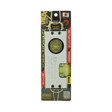 Ebisu DiAMOND 雙吊掛白色烤漆水平尺, 造型美觀，隨身好攜帶，水平液具有夜光, 1個