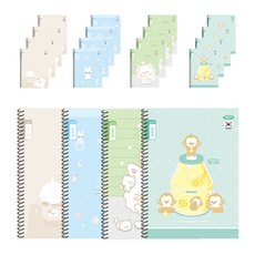 Penpia 1000 小學男生春季筆記提醒, 隨機出貨, 20個