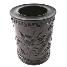 BITONG四君子系列黑檀木筆筒 BT007, 1個