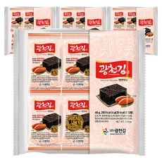광천김 명란맛 김, 4g, 48개
