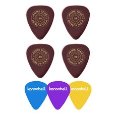 Dunlop Primetone 標準光滑吉他彈片+Canovel 彈片 3入, 4個