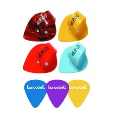 Dunlop Herco 拇指吉他撥片 HE111+Canuvel 撥片 3入, 4個