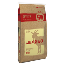 대주 코끼리표 시골흑염소F 후레이크 타입 사료, 20kg, 1개
