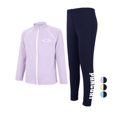 pancoat 兒童小學生泳裝防磨衣上衣 + 下著套組 RKCO23BR14