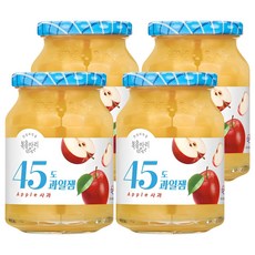 복음자리 45도 과일잼 사과, 350g, 4개