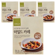 올가홀푸드 즉석 마일드 카레, 300g, 4개