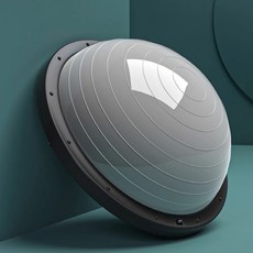 平衡半圓平衡球 + 彈力帶 + 打氣筒套組 PLXQ002, 灰色